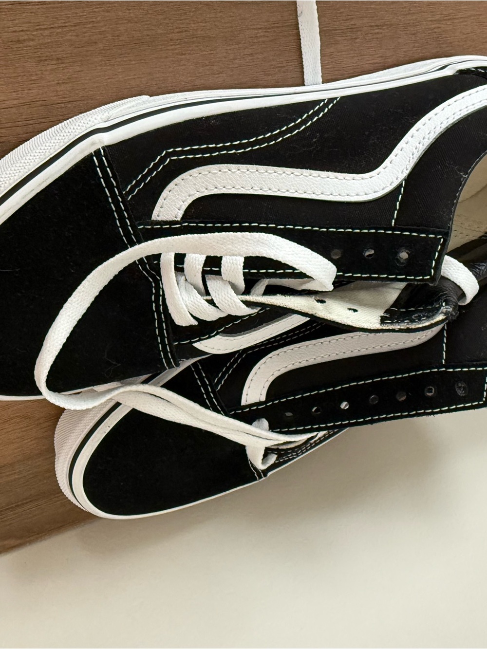 Vans Black and White Old Skool Sneakers
